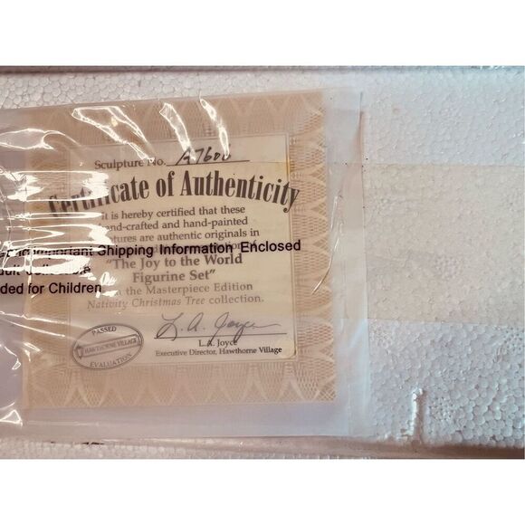 Hawthorne Village 10 Miniature Christmas Ornaments Nativity Figurine Set A7606 - Picture 4 of 12